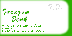 terezia denk business card